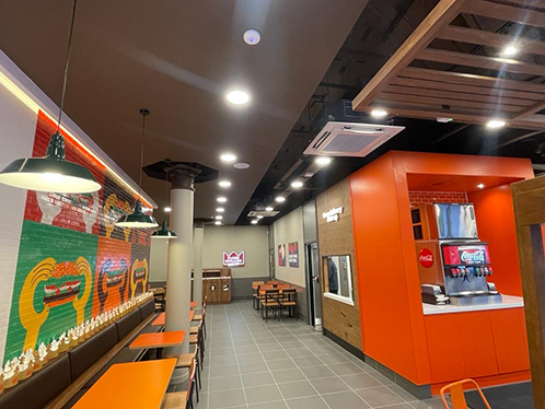 Commercial electrical services - restaurant