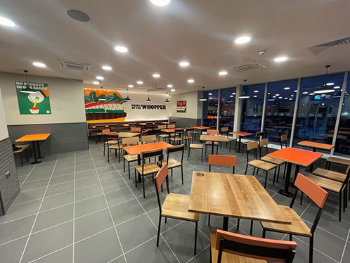 Commercial electrical services - restaurant